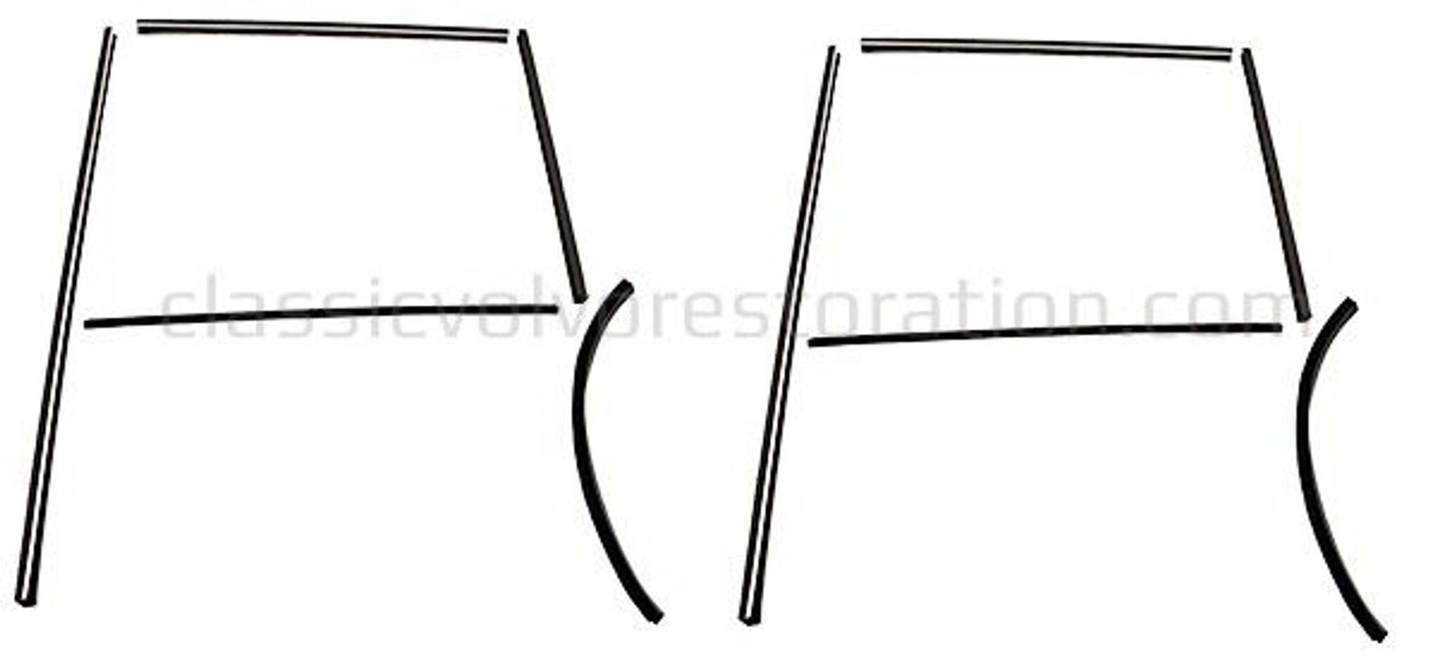 Montageset Führungsleiste Hintertür