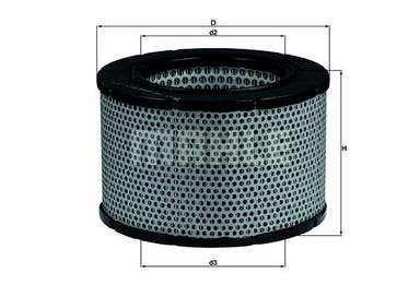 Mahle Luftfiltereinsatz Volvo 1800 1970–1973