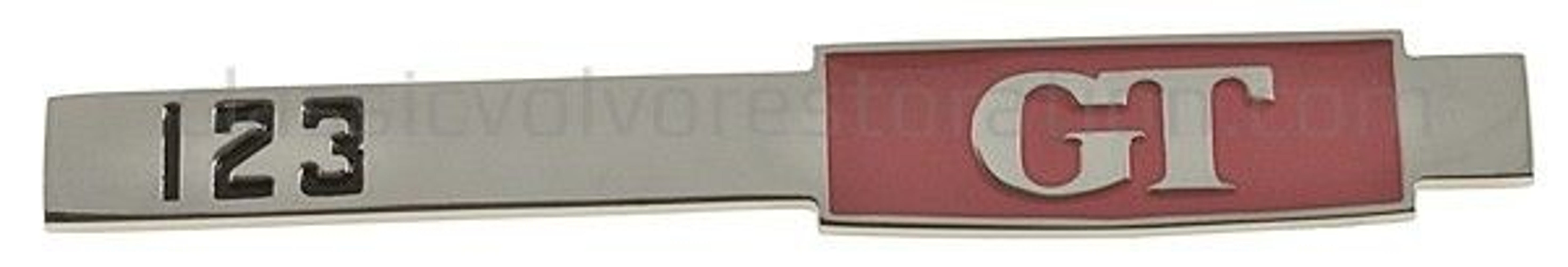 Emblem „123 GT“ für Volvo Amazon Gepäck — bild 2 av 2