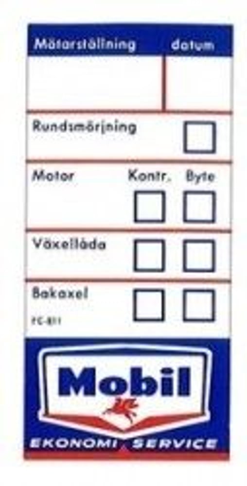 Aufkleber Service Mobil