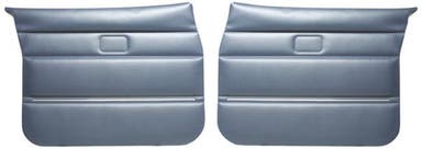 Türverkleidungen vorne für Volvo 244, 245 ab 1978, blau, Universal