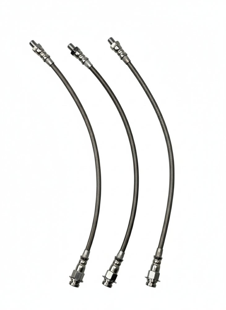 Bremsschlauchsatz Volvo PV/Duett - Stahlgeflecht