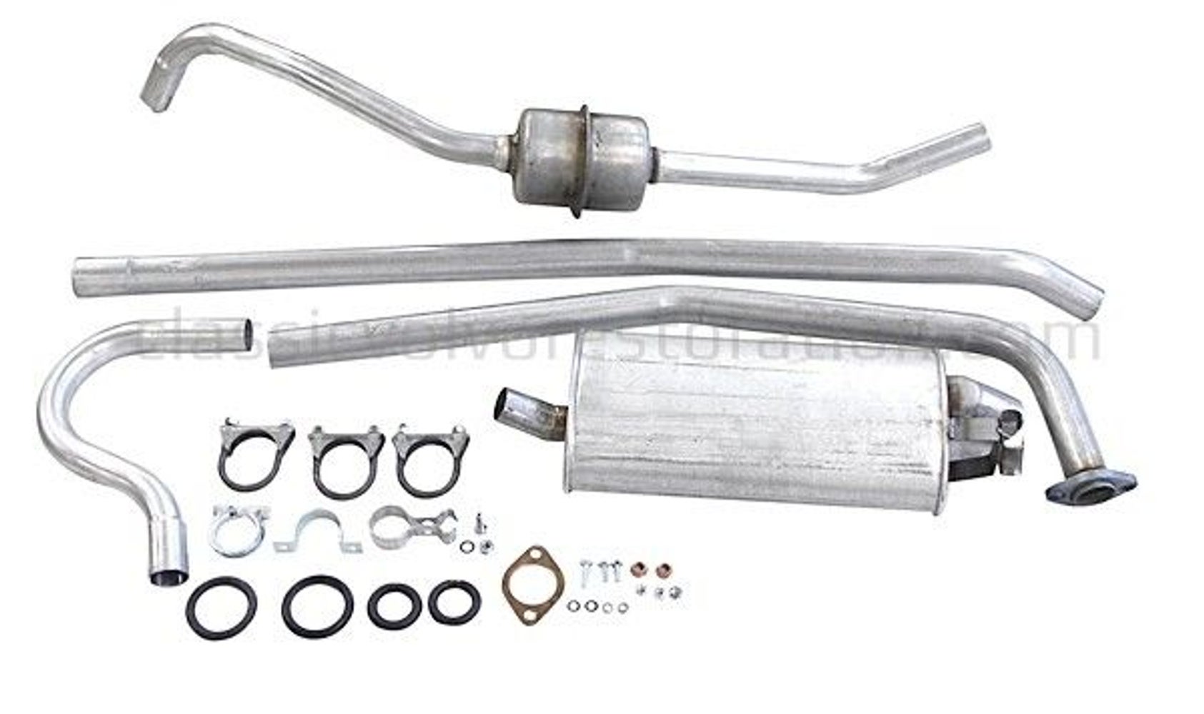 Auspuffanlage für Volvo Amazon Kombi, 1962-66, B18 — bild 2 av 3