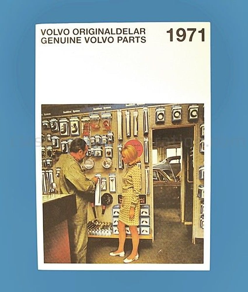 Ersatzteilkatalog für Volvo PV544, Duett, Amazon, 140, 164 (1962–71), Schwedisch — bild 2 av 2
