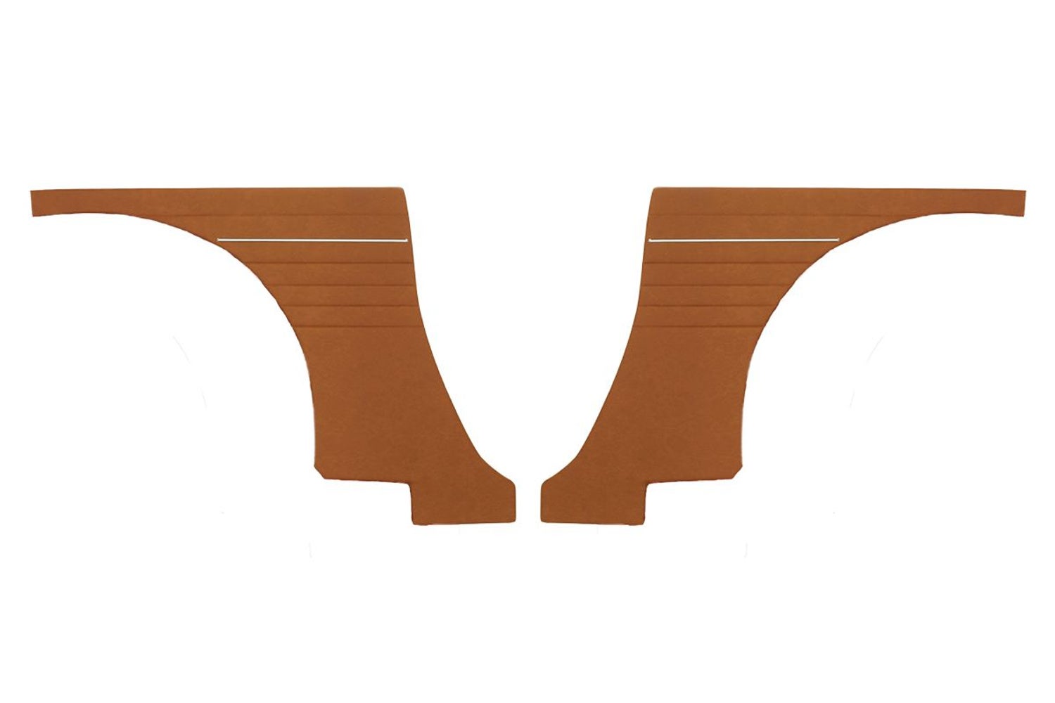 Heckverkleidung für Volvo 1800S (1964–1968), braun