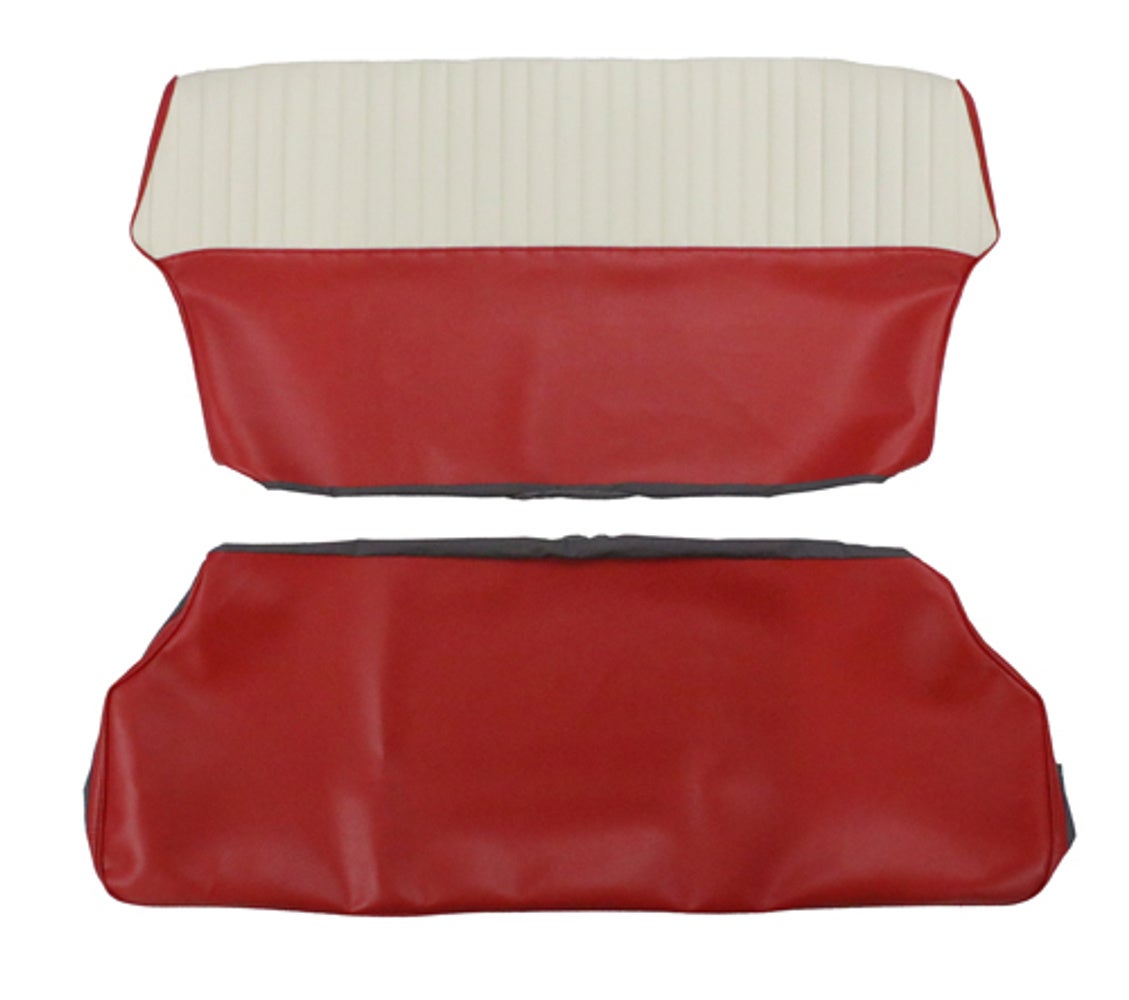 Bezug Rücksitz rot/beige alt.2