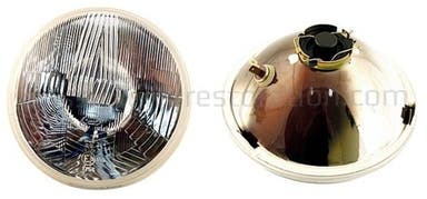 Scheinwerfereinsatz mit Standlicht für H4 6V/12V 7" für Volvo Duett, Baujahre 1961-66