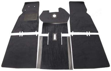 Teppichset für Volvo Duett 210, graues Textil
