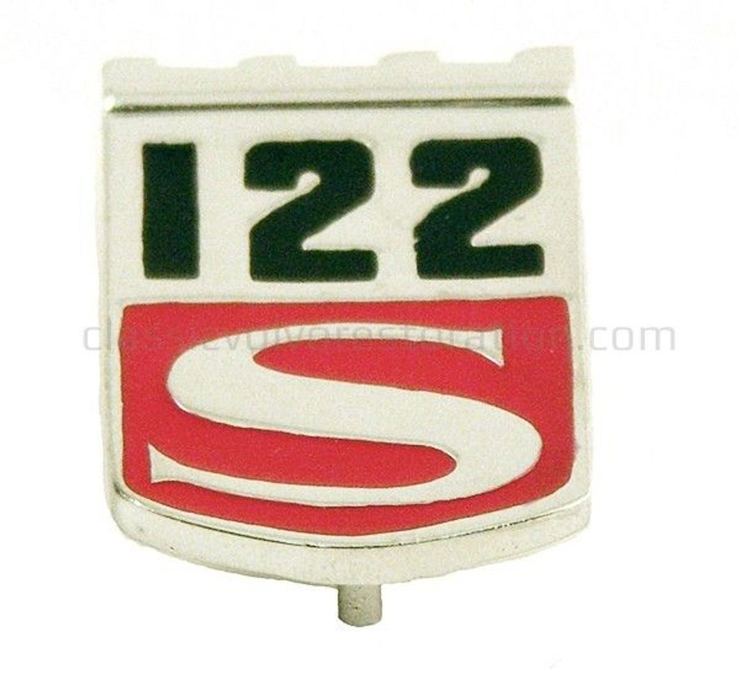 Emblem „122S“ für Volvo Amazon 1965–70 — bild 2 av 2