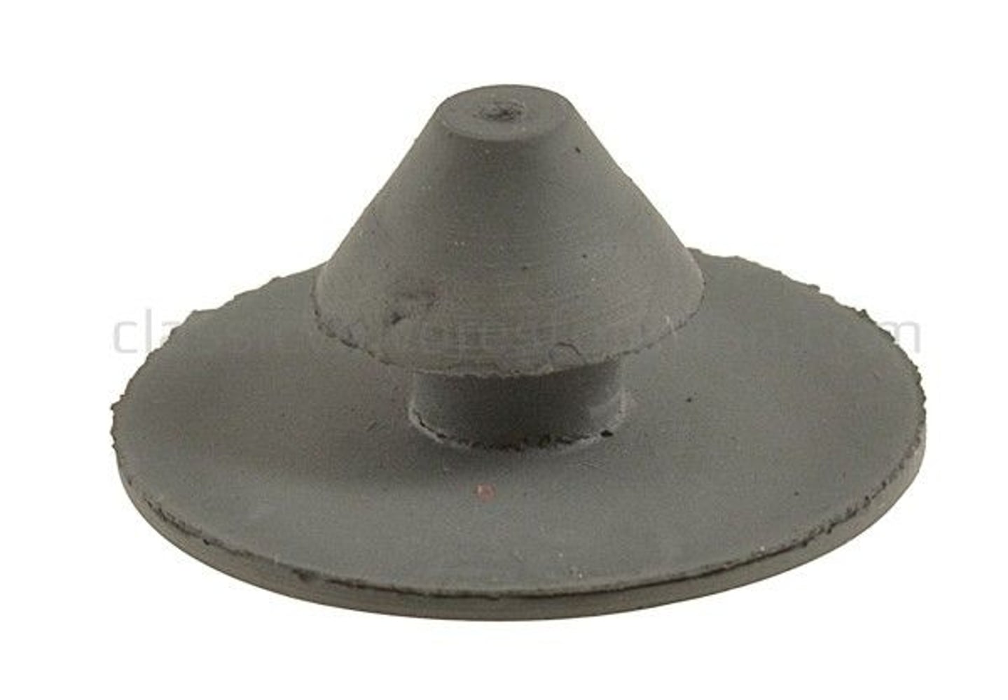 Gummiknopf Teppich grau