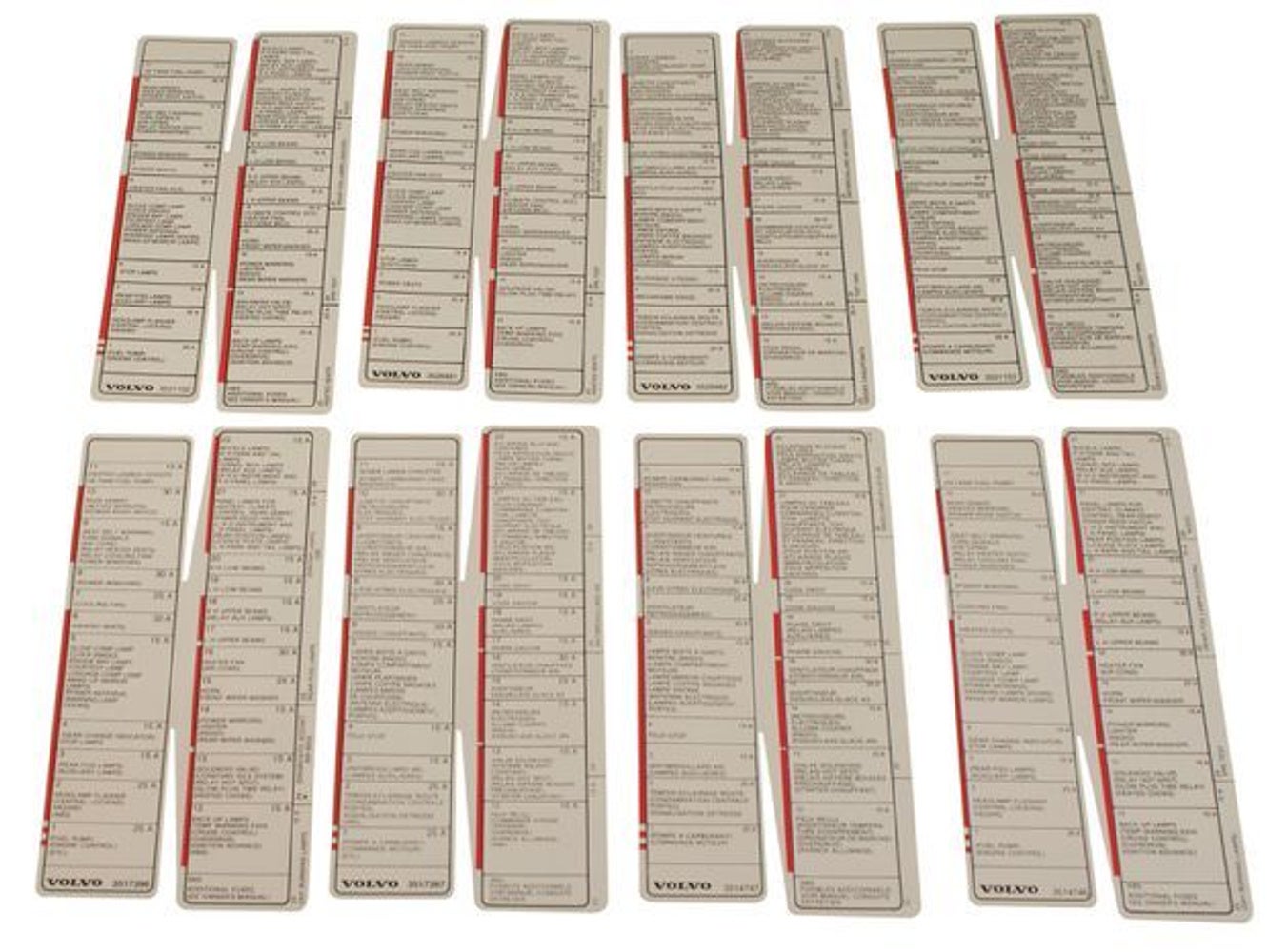 Aufklebersatz Volvo