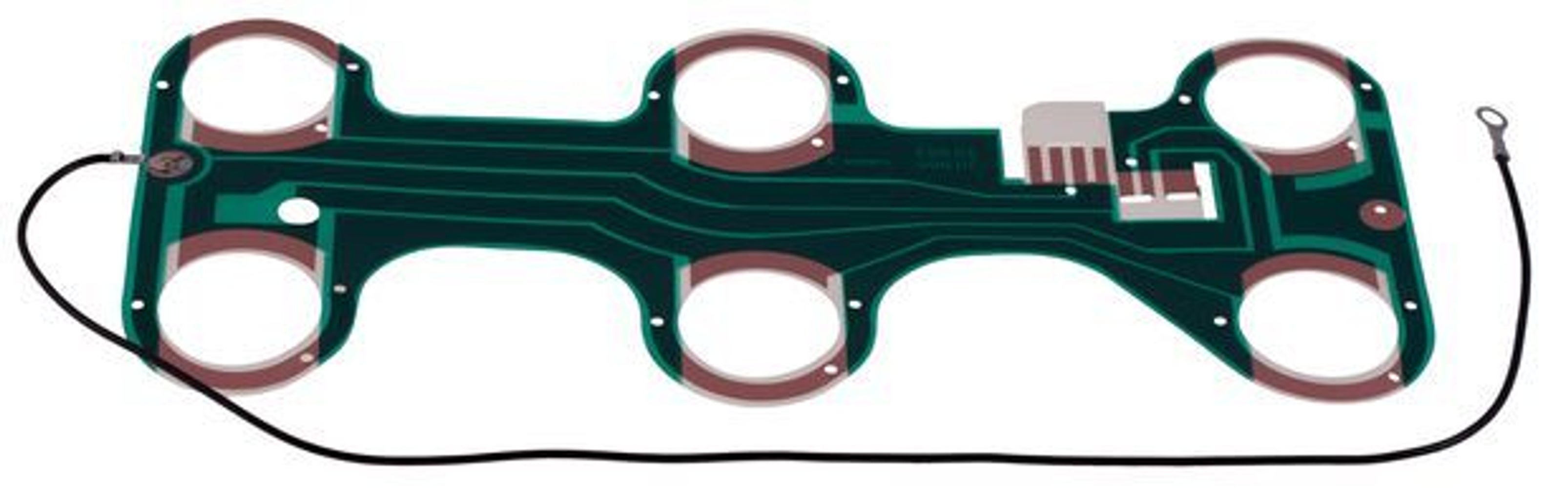 Leiterplatte für Rücklicht für Volvo 240, 242, 244, 244 (1988–1993), rechts