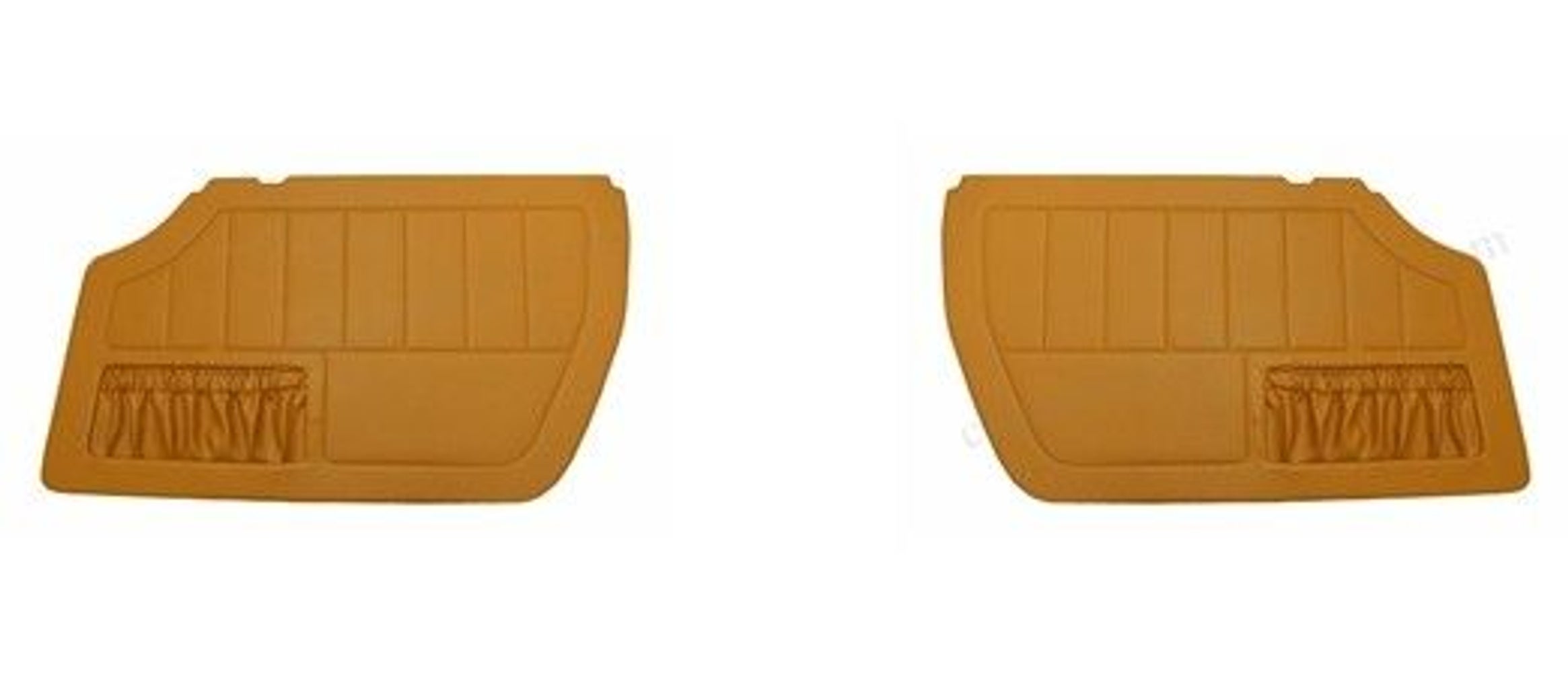 Türverkleidungen in Gold für Volvo 1800E, 1800ES, Baujahr 1972