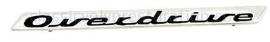 Emblem „Overdrive“ für Volvo Amazon, 140, 164 Gepäck