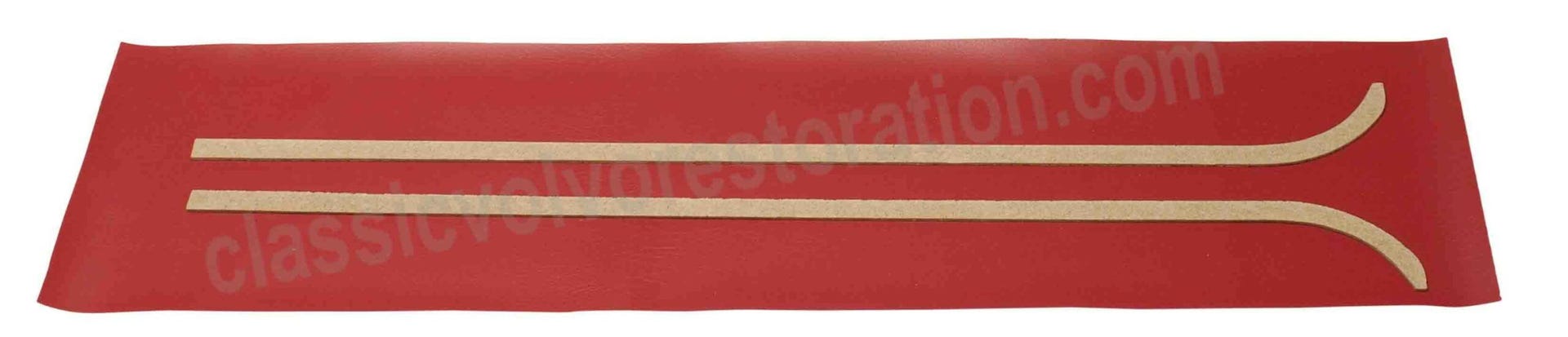 Verkleidungen für die B-Säule für Volvo PV544, Duett 1962-63, rot