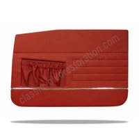 Türverkleidungen vorne für Volvo Amazon 4-Türer, Amazon Kombi 1963-64, rot — bild 1 av 2