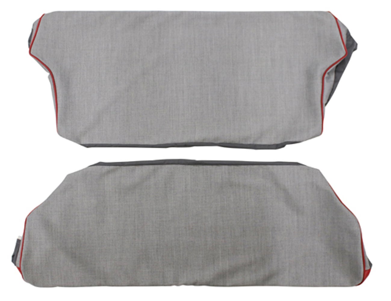 Rücksitzbezug für Volvo 544A 1958-60 rot/grau Option 2
