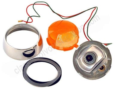 Blinkerset für Volvo 1800, 1800S, orange/weiß