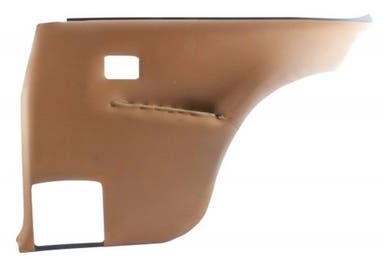 Hintere Seitenverkleidung für Volvo 142, Baujahr 1971, gelbbraun, rechts