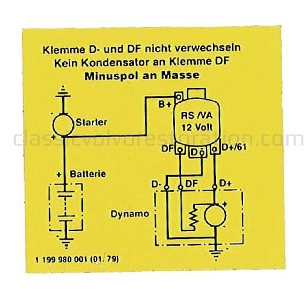 Aufkleber-Laderelais 12V — bild 2 av 2