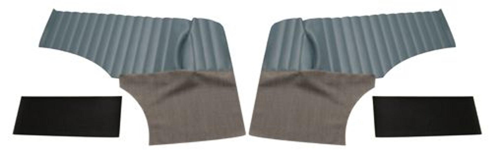 Verkleidung Rückseite blau