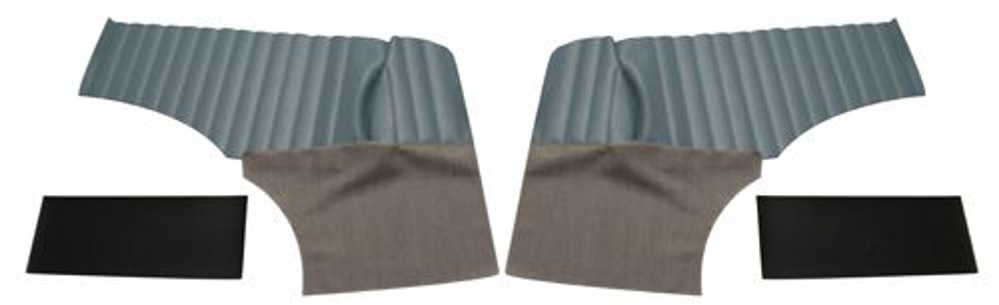 Verkleidung Rückseite blau