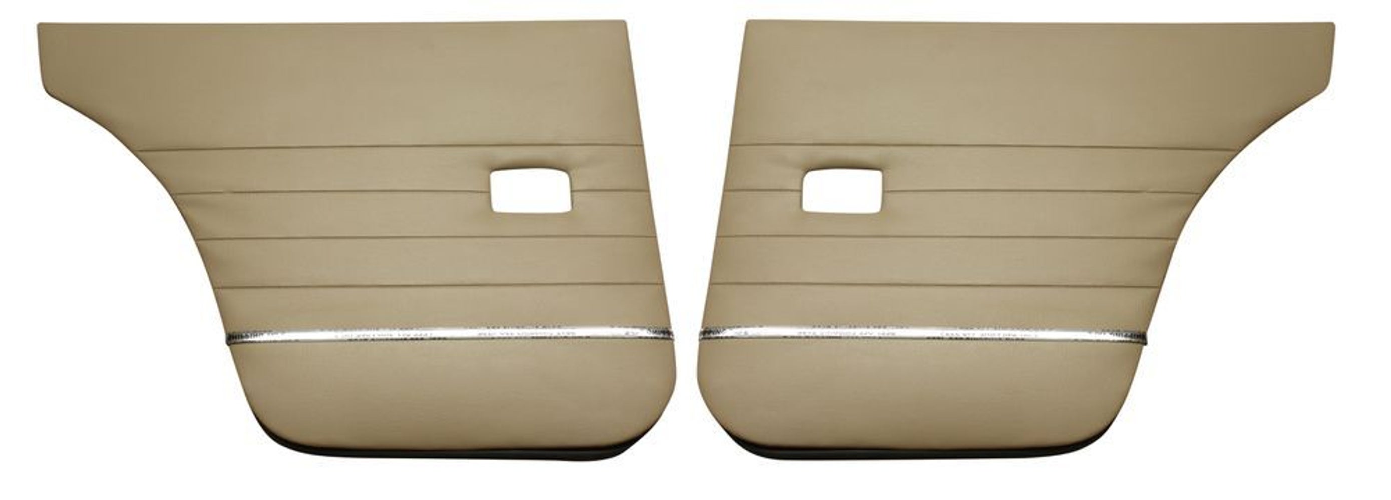 Hintere Türverkleidungen für Volvo Amazon 4-Türer, Amazon Kombi, 1962-63, Nougat