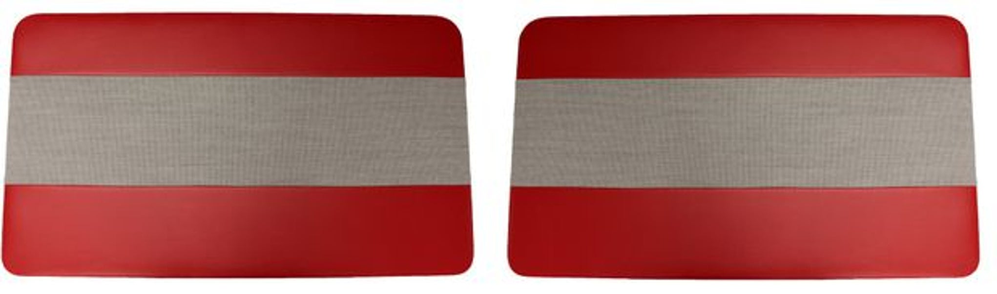 Türverkleidung Favorit rot/grau