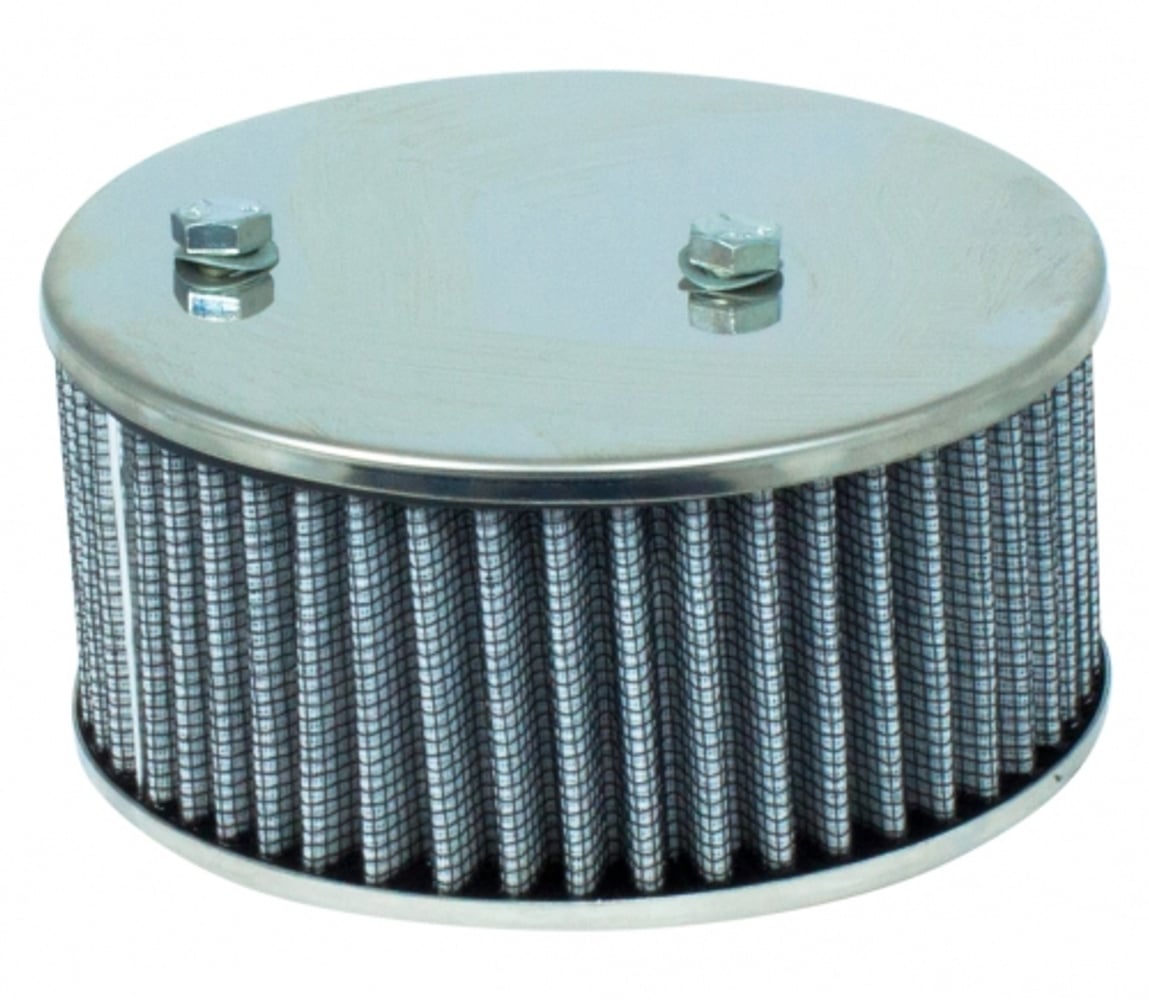Luftfilter Stromberg CD175 mit Belüftung, Hochleistungs-Edelstahl, für Volvo B18, B20