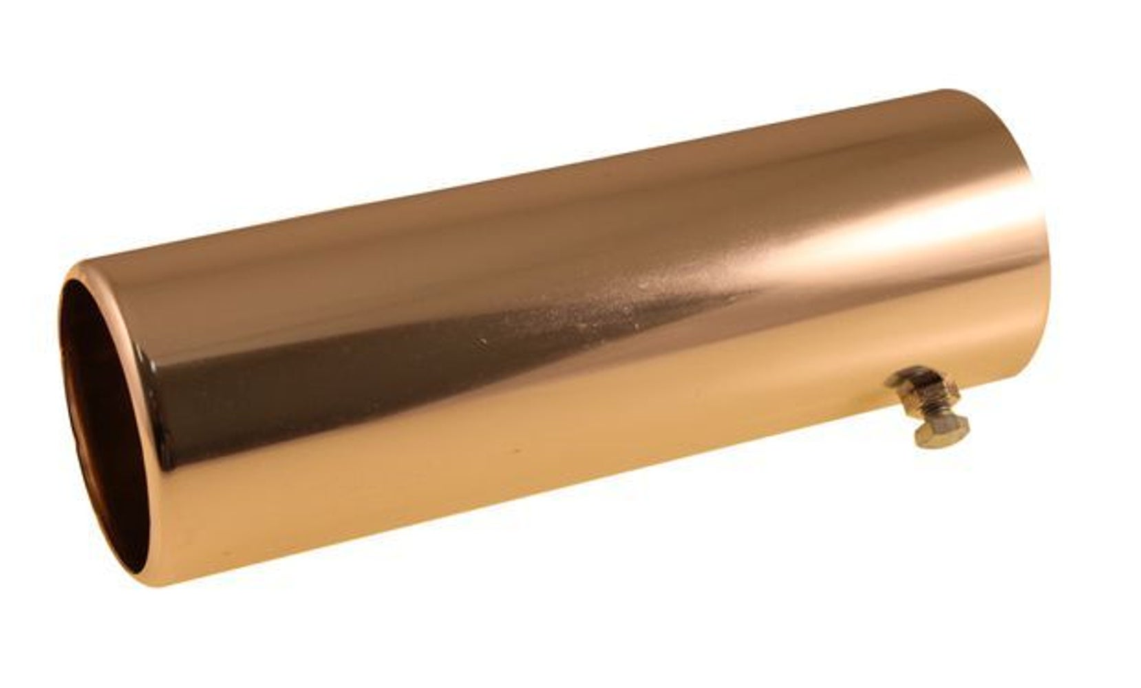 Endrohr verchromt Messing 58 mm