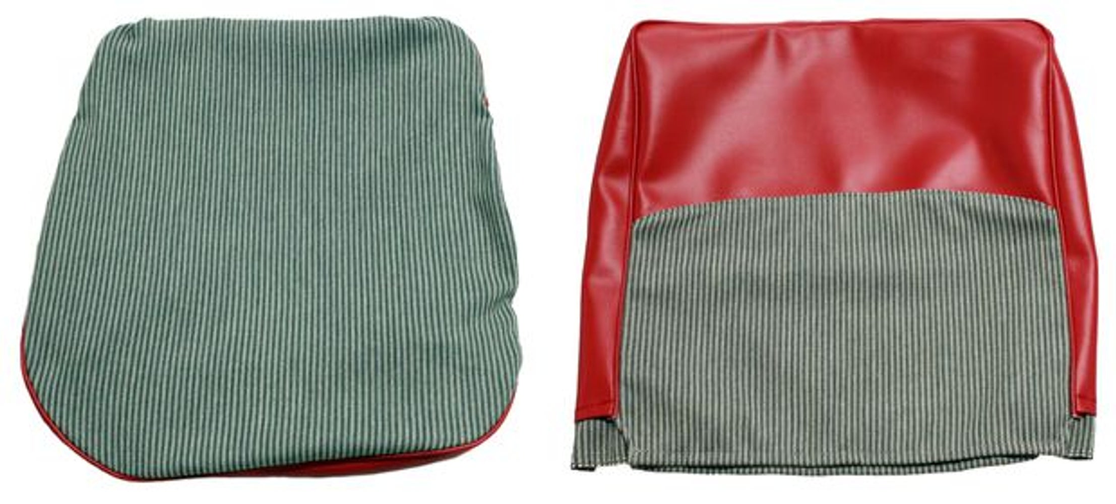 Polsterung Vordersitz für Volvo Duett 1958-62 rot/grau