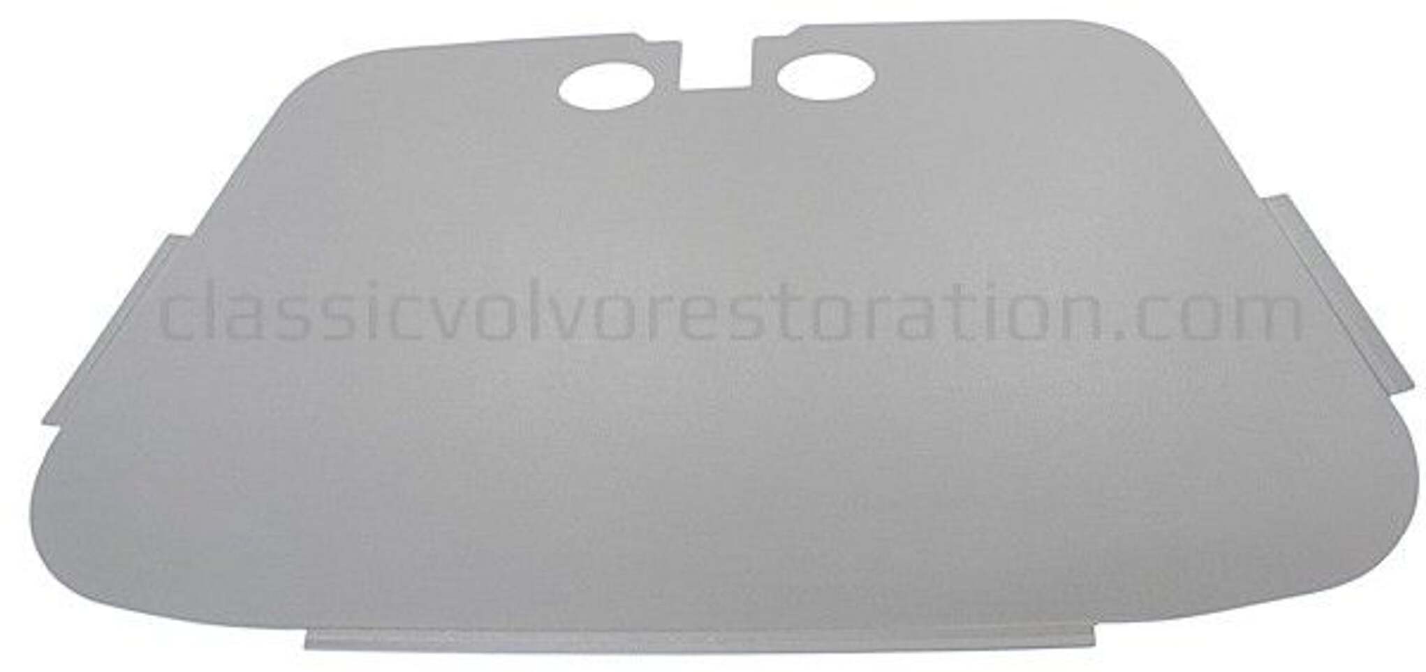 Pappe Kofferraumdeckel grau