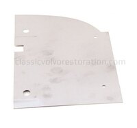 Spritzblech hinten rechts Edelstahl