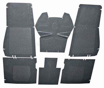 Gummimattensatz Volvo PV/Duett 191947-68 grau