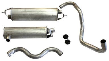 Auspuffanlage (Halbsatz) für Volvo 240, 260 (1975–1993), ohne Turbolader