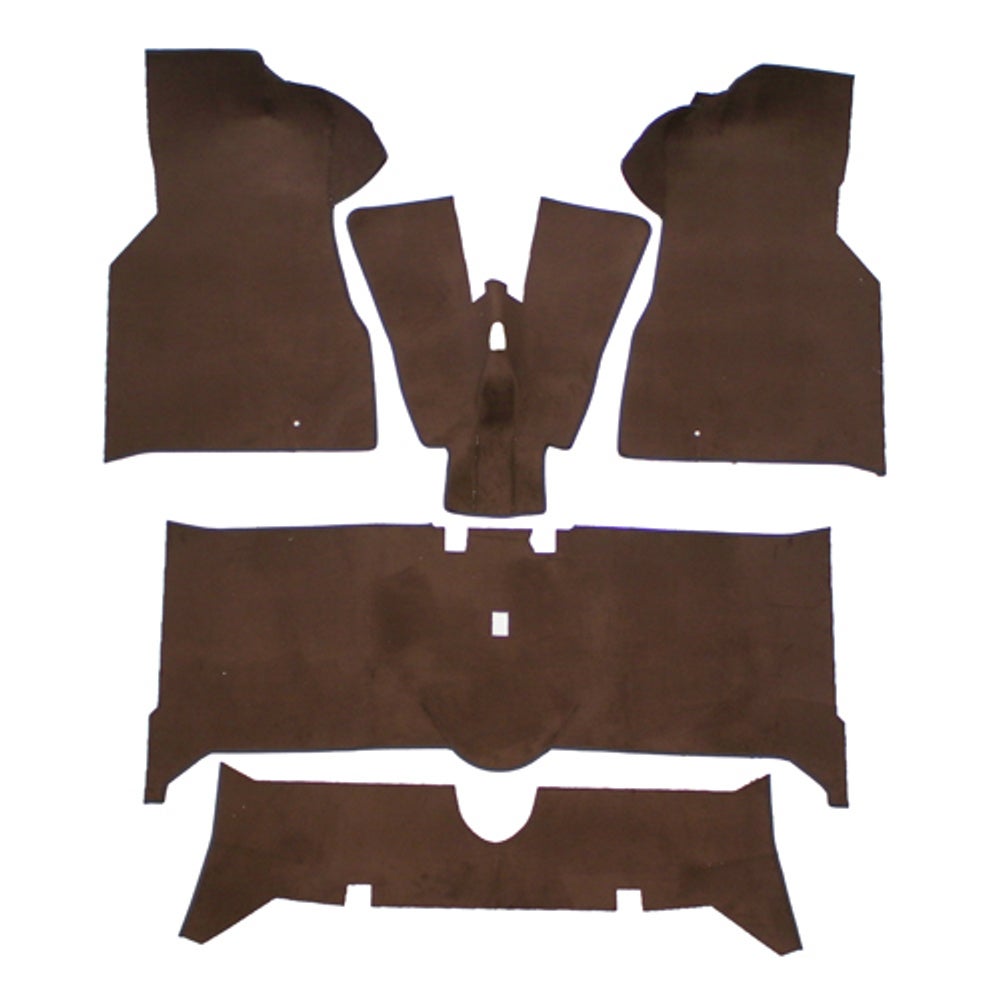 Teppichsatz für Volvo 140 (1973–74), braunes Textil