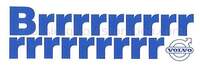Aufkleber Volvo-Klimaanlage Brrrrr...